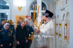 Личный состав принял участие в пасхальном богослужении