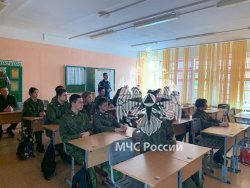 Сотрудники Академии ГПС МЧС России посетили кадетов Московских школ