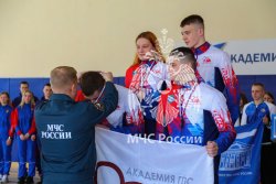 Сборная Академии по плаванию стала победителем первенства МЧС России