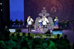 Сотрудники и курсанты вуза приняли участие в концерте творческих коллективов МЧС России на ВДНХ