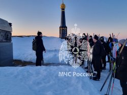 Поисковики Академии совершили лыжный поход по Бородинскому полю