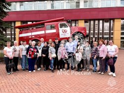 Академию посетили семьи сотрудников, погибших при исполнении служебного долга, из Санкт-Петербурга 