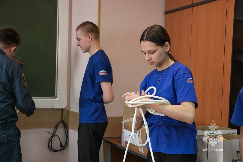 Сегодня в Академии прошли практические занятия с обучающимися кадетского класса