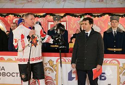 Спасатели МЧС России и МЧС Беларуси встретились на льду