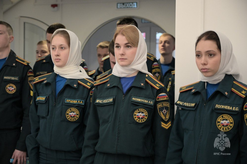 В храме великомученика Георгия Победоносца при Академии совершили чин великого освящения воды