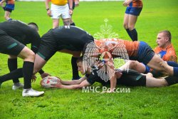 Сегодня, 25 мая, на легендарном регбийном стадионе «Слава» состоялось торжественное открытие игр Кубка МЧС России по регби-7.