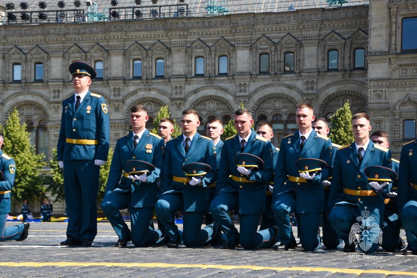 На Красной площади состоялся выпуск молодых специалистов