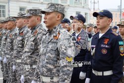 Парадные расчеты Академии приняли участие в Парадах Победы