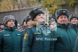 На плацу Академии состоялось построение переменного и постоянного состава