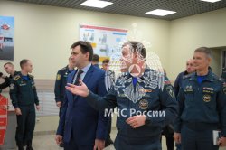 Заместитель Министра МЧС России Роман Курынин ознакомился с учебно-материальной базой Академии 
