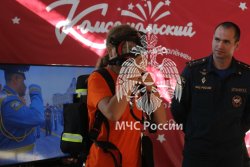 Личный состав Академии провел открытый урок во Всероссийском детском центре "Орленок"