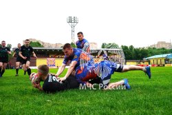 Сегодня, 25 мая, на легендарном регбийном стадионе «Слава» состоялось торжественное открытие игр Кубка МЧС России по регби-7.