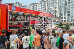 Курсанты провели открытый урок в городе-курорте Геленджик