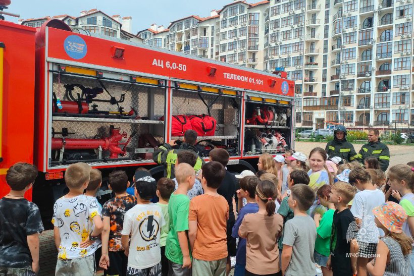Курсанты провели открытый урок в городе-курорте Геленджик