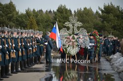 Личный состав МЧС России простился с Алексеем Федосеевым 