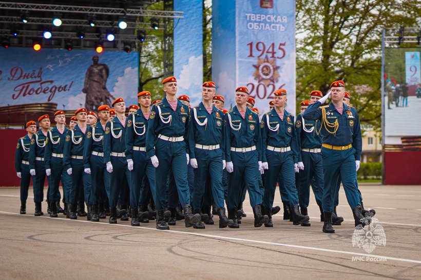 Личный состав Академии принял участие в парадах Победы в Твери и Ржеве