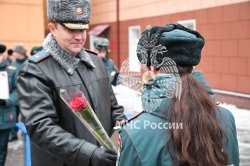 На плацу Академии состоялось построение переменного и постоянного состава