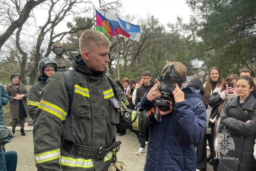 Безопасный урок провели в Геленджике
