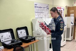 400 слушателей и курсантов Академии обеспечивали безопасность на избирательных участках