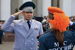 В Москве первокурсники Академии ГПС МЧС России приняли Присягу