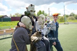 Личный состав Академии ГПС МЧС России провел военно-патриотическую игру «Зарница»