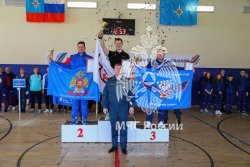 Сборная Академии по плаванию стала победителем первенства МЧС России