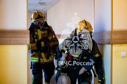 В Академии прошли пожарно-тактические учения