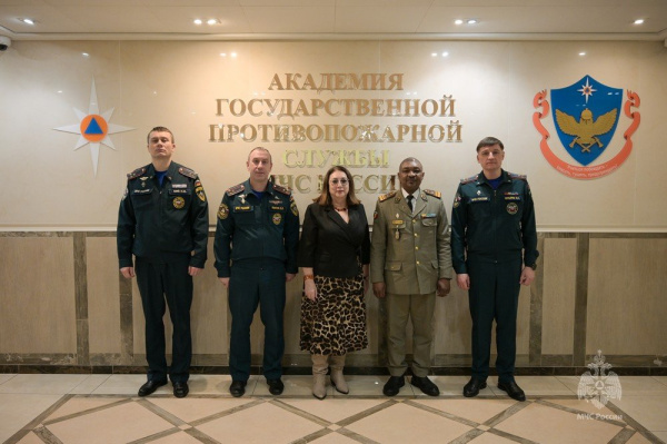 В Академии обсудили вопросы сотрудничества в сфере подготовки специалистов чрезвычайного ведомства Республики Мали