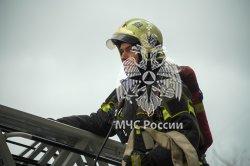 В общежитии Академии состоялись тренировочные пожарно-тактические учения