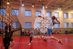  Сборная команда Академии одержала победу в турнире по волейболу