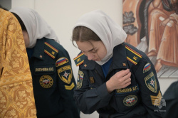 В храме великомученика Георгия Победоносца при Академии совершили чин великого освящения воды
