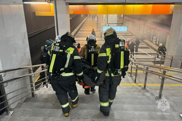 Курсанты Академии приняли участие в пожарно-тактических учениях на территории города Москвы