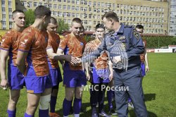 В Москве стартовали  Всероссийские соревнования Спартакиады МЧС России по регби-7