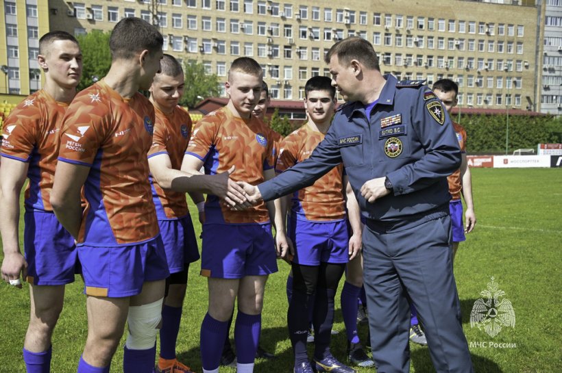 В Москве стартовали  Всероссийские соревнования Спартакиады МЧС России по регби-7