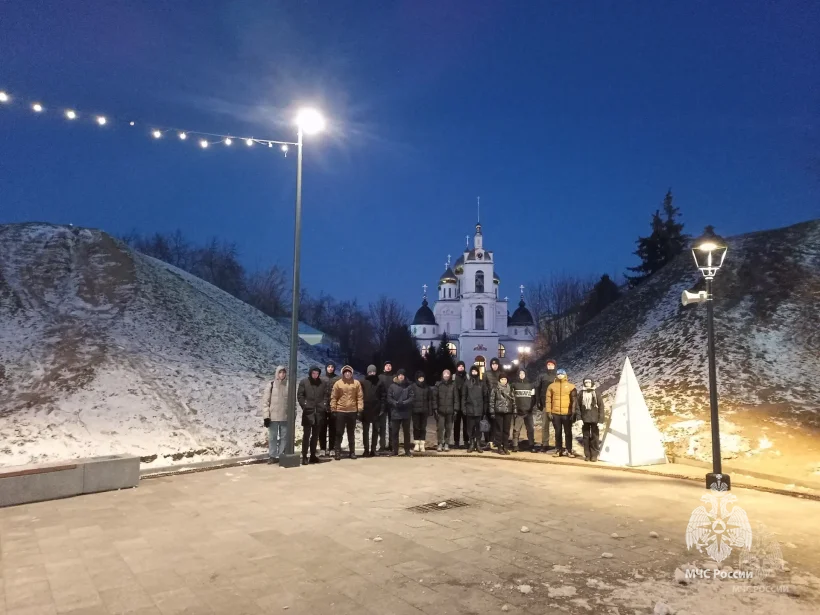 Поисковики Академии провели пеший поход