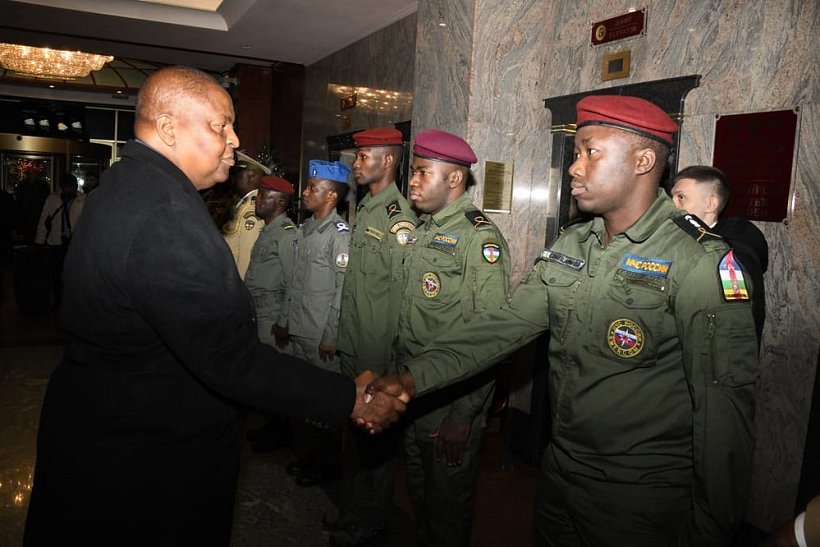 Обучающиеся Института подготовки иностранных граждан Академии встретились с президентом Центральноафриканской Республики