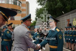 В Академии ГПС МЧС России состоялся выпуск молодых специалистов
