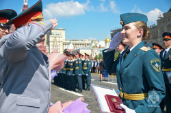 На Красной площади состоялся выпуск молодых специалистов