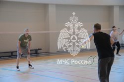 В  Академии состоялись V соревнования по бадминтону