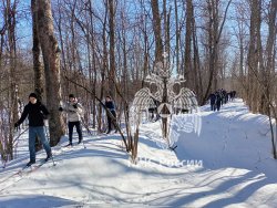 Поисковики Академии совершили лыжный поход по Бородинскому полю