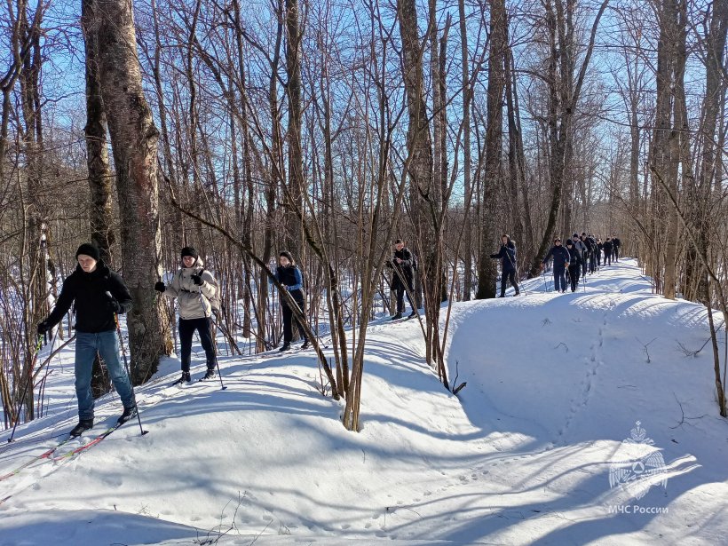 Поисковики Академии совершили лыжный поход по Бородинскому полю