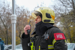 В общежитии Академии состоялись тренировочные пожарно-тактические учения