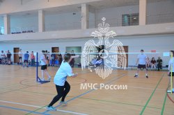 В  Академии состоялись V соревнования по бадминтону