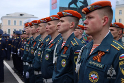 Парадные расчеты Академии приняли участие в Парадах Победы
