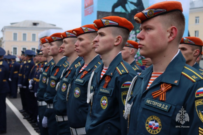 Парадные расчеты Академии приняли участие в Парадах Победы