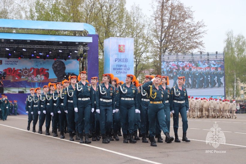 Парадные расчеты Академии приняли участие в Парадах Победы